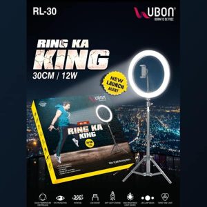 Ubon RL-30 RING KA KING Tripode with LED Light Laboratory Tripod Stand
