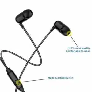 Ubon UB-760 Champ 3.5mm in-Ear Wired Earphones (Black)