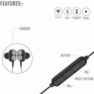 Ubon BT-80 Ehinic Wireless Neckband Bluetooth Headset