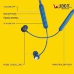 Ubon CL-5400 BeatBand Wireless Neckband Earphone with Mic Bluetooth Headset