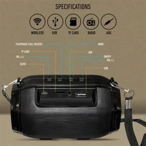 Ubon SP-43 Lightup Bluetooth Wireless Speaker