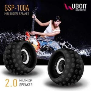 Ubon GSP-100A Mini multimedia computer speaker 10 W Mobile/Tablet Speaker