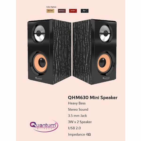QUANTUM QHM630 USB MINI SPEAKER Laptop/Desktop Speaker (2.0 Channel)