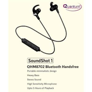 Quantum QHM8702 Bluetooth Headset (Black)
