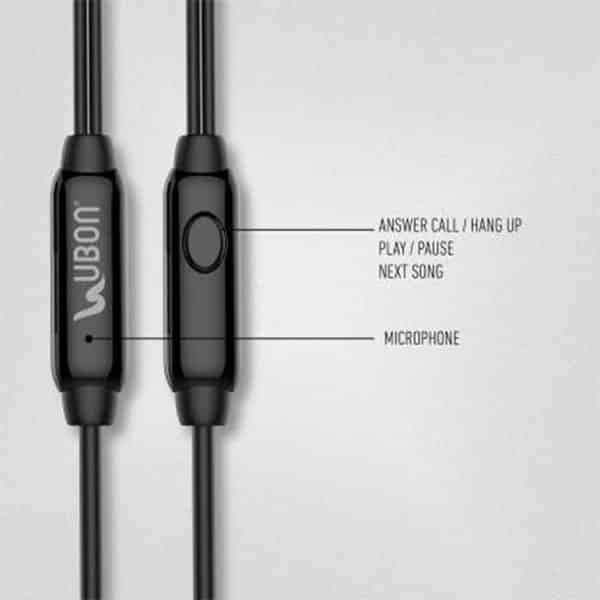 Ubon GP-121 In Ear Wired Headset