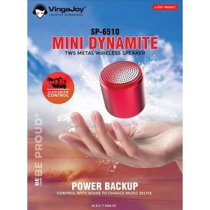 Vingajoy SP-6510 MINI DYNAMITE Metal Wireless Speaker