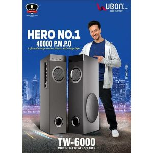 Ubon TW-6000 HERO NO1 40000 PMPO Multimedia Tower Speaker