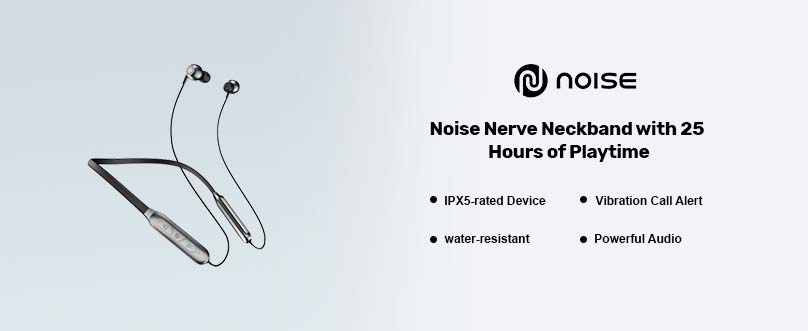 Noise Nerve Neckband with 25 Hours of Playtime
