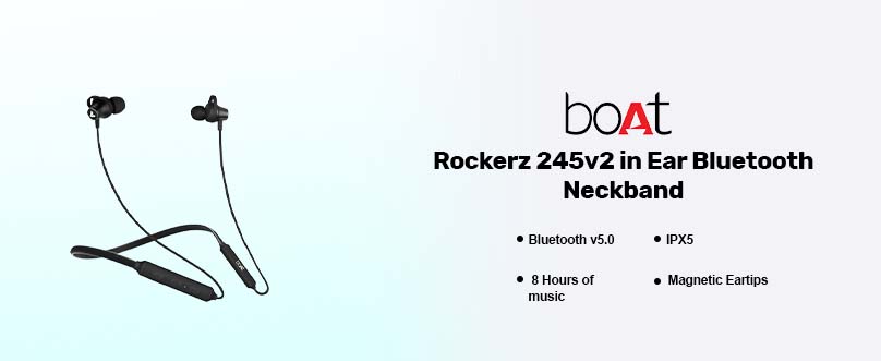 boAt Rockerz 245v2 in Ear Bluetooth Neckband