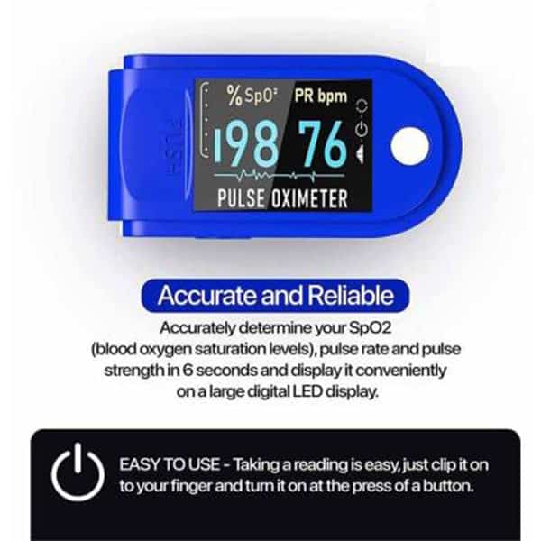 Pulse Smart Oximeter with OLED Colour Display