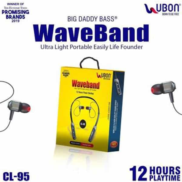 Ubon CL-95 Boom Bass Bluetooth Wireless Neckband