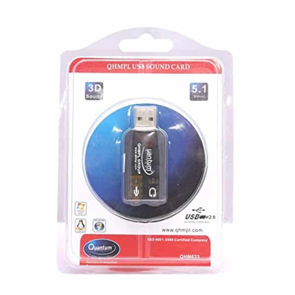 Quantum QHM 623 3D Virtual 5.1 USB Sound Card Adapter