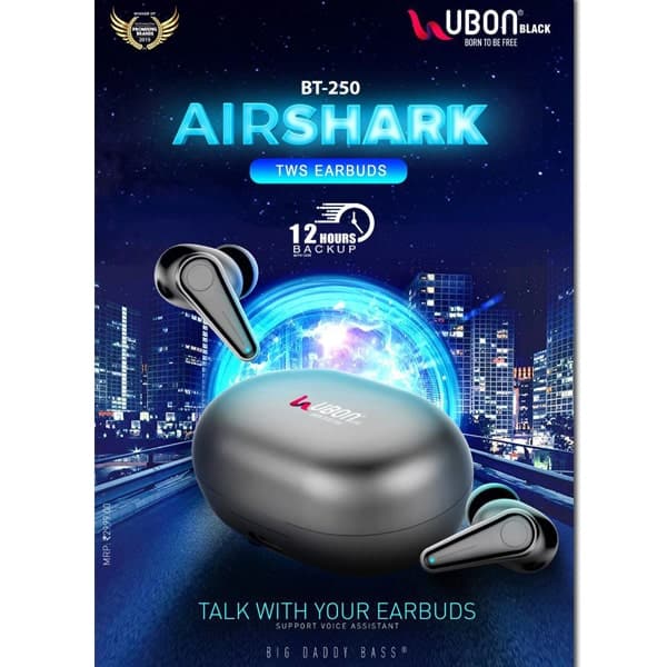 Ubon BT-250 AIRSHARK TWS Earbuds