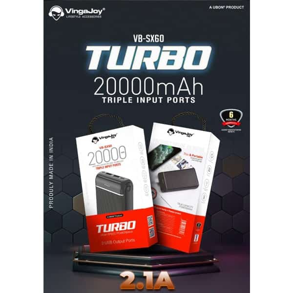 VingaJoy VB-SX60 Turbo 20000 mAh Power Banks