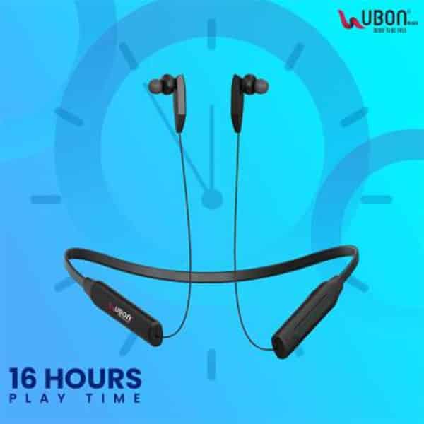 Ubon CL-5460 Wireless Neckband With Magnetic Earbuds