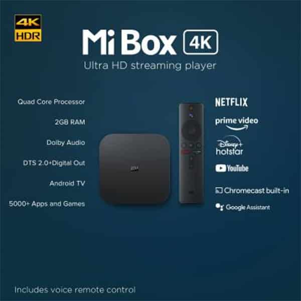 Mi Box 4K Ultra HD Smart TV Box