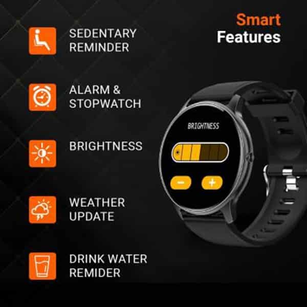 Fire-Boltt Spin(Round) SpO2 Smart Watch