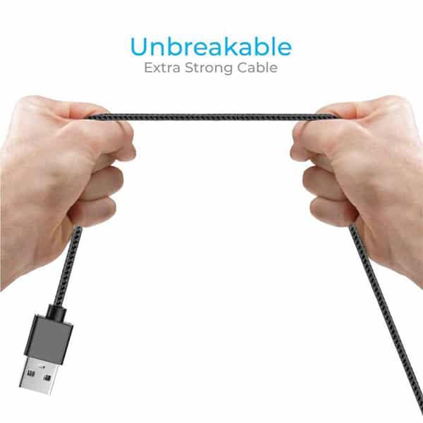 Ambrane BCL-15 IOS Lightning Braided Cable