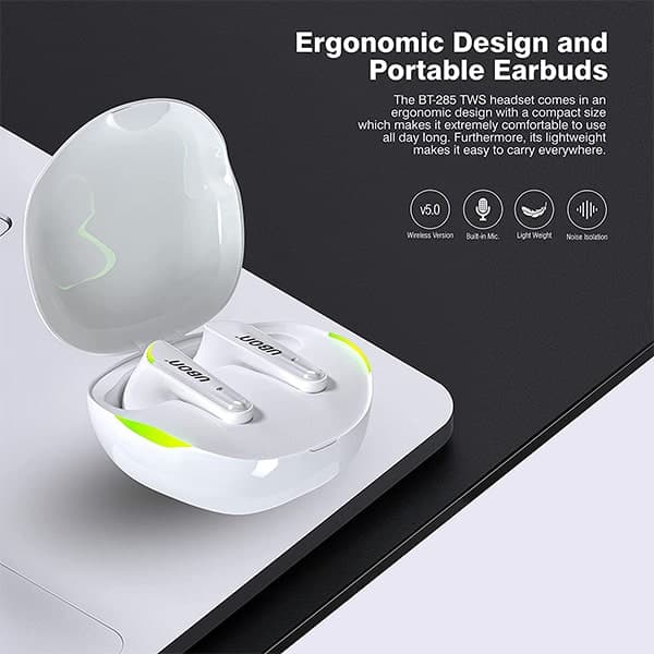 Ubon Air Shark BT-285 Truly Wireless Earbuds with Mic