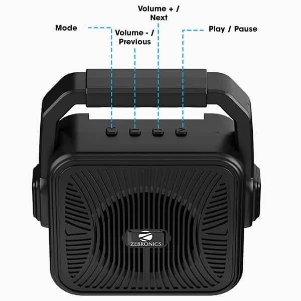 Zebronics Zeb-County 2 Portable Wireless Speaker