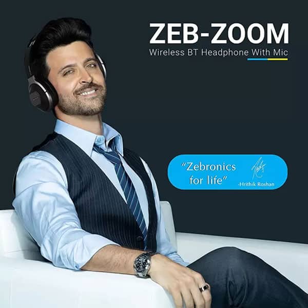 Zebronics Zeb-Zoom Wireless Bluetooth Headphone