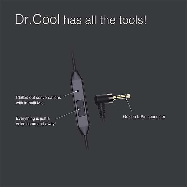 FINGERS Dr. Cool Wired Earphones