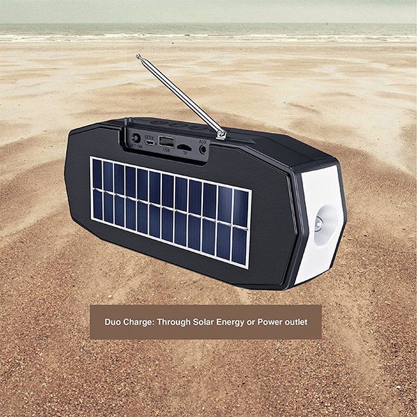 FINGERS SolarHunk Bluetooth Portable Speaker