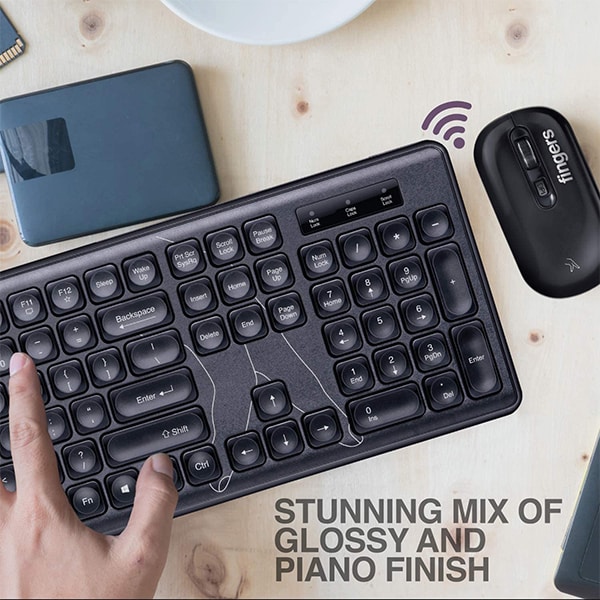 Fingers Exquisite Wireless Keyboard and Mouse Combo