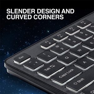 Fingers Magnifico Moonlit Wired USB Desktop Keyboard