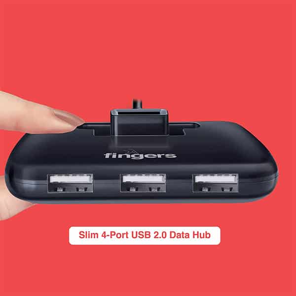 Fingers Quadrant U2.0 4-Port USB Hub