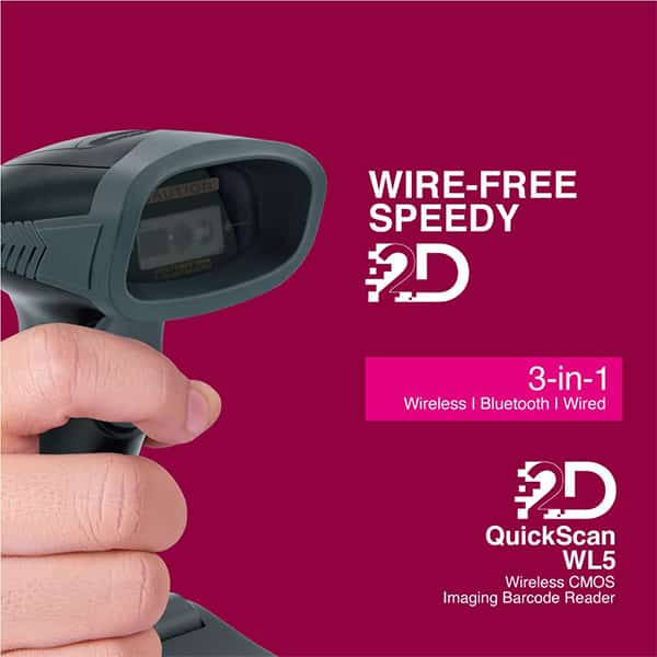 Fingers QuickScan W5 Laser Barcode Scanner