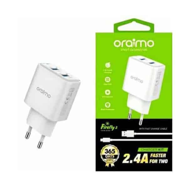 Oraimo Fast Charging Micro OCW-E63D 2.4A Charger