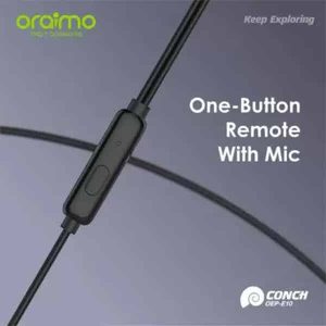 Oraimo OEP-E10 CONCH Strong Bass Earphone with Mic