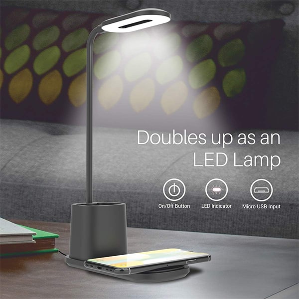 Portronics Brillo II Lamp with Wireless Charging