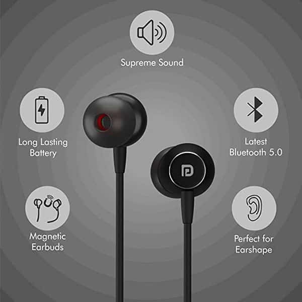 Portronics Harmonics 230 Wireless Sports Bluetooth Headset