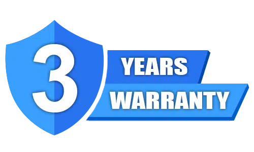 3 Years Warranty