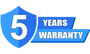 5 Years Warranty