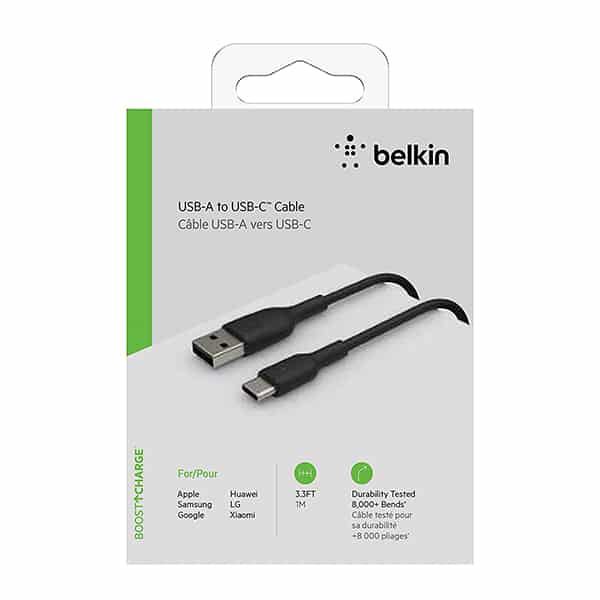 Belkin Type C to USB-A 2.0 Male Cable (1 meter)