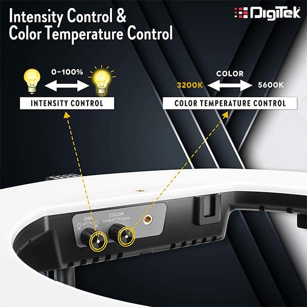Digitek (DRL-18H C) Professional LED Ring Light