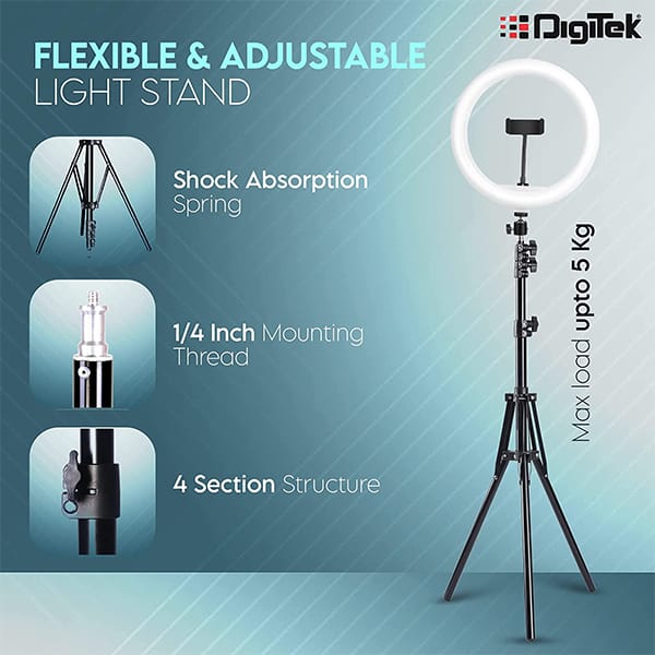 Digitek Professional (DRL 14C) 14inch LED Ring Light