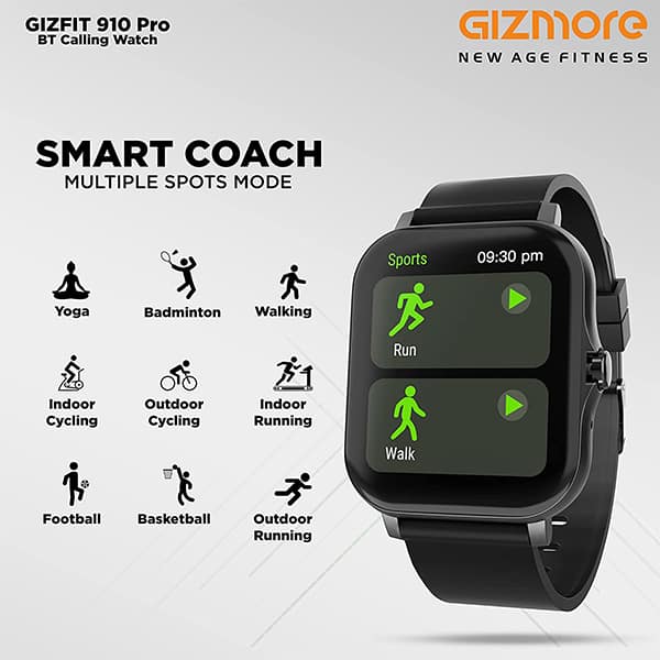GIZMORE GIZFIT 910 Pro Bluetooth Smartwatch