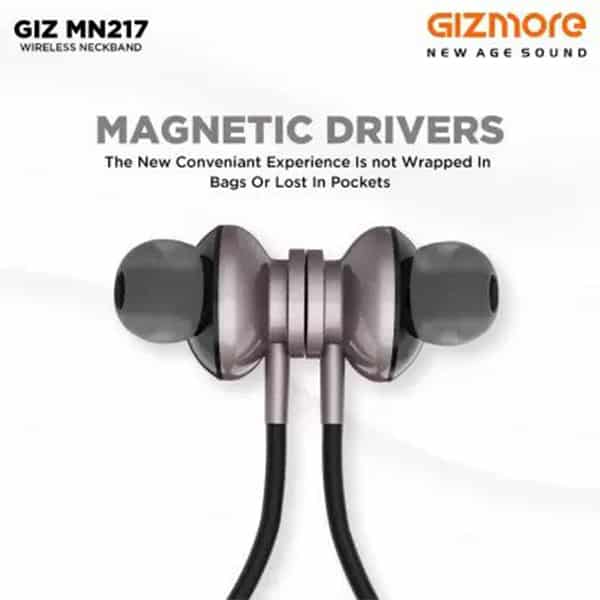 GIZMORE MN217 Bluetooth Magnetic Neckband