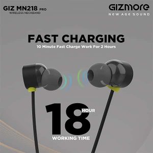 GIZMORE MN218 Pro Bluetooth Wireless Neckband