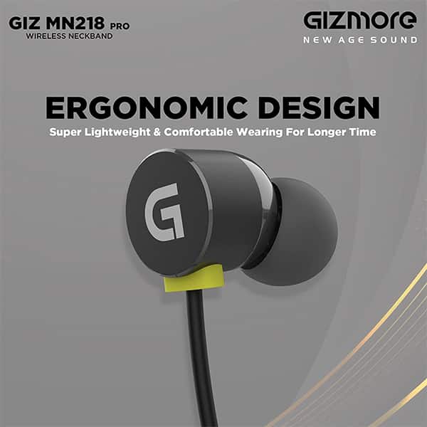 GIZMORE MN218 Pro Bluetooth Wireless Neckband
