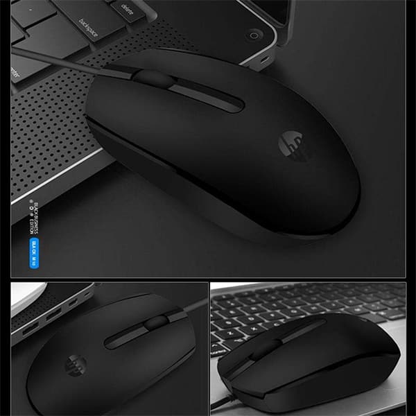 HP M10 Wired USB Mouse with 3 Buttons