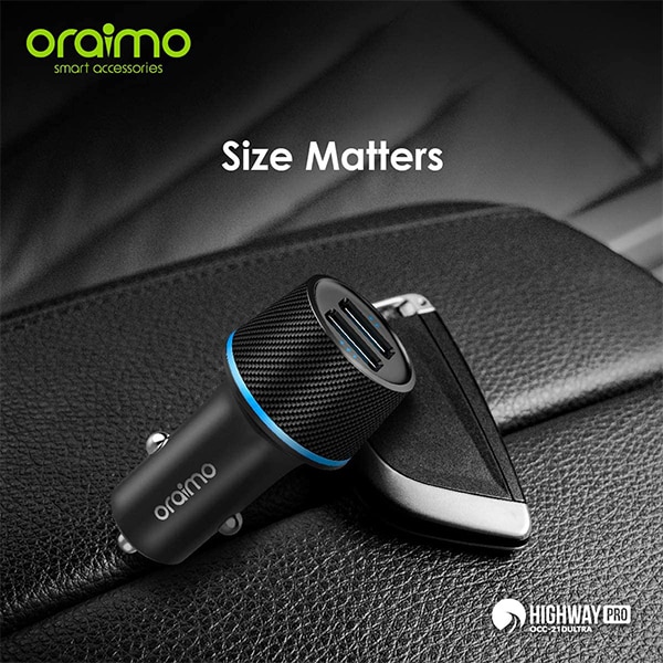 Oraimo Highway-Pro OCC-21D-Ultra Car Charger