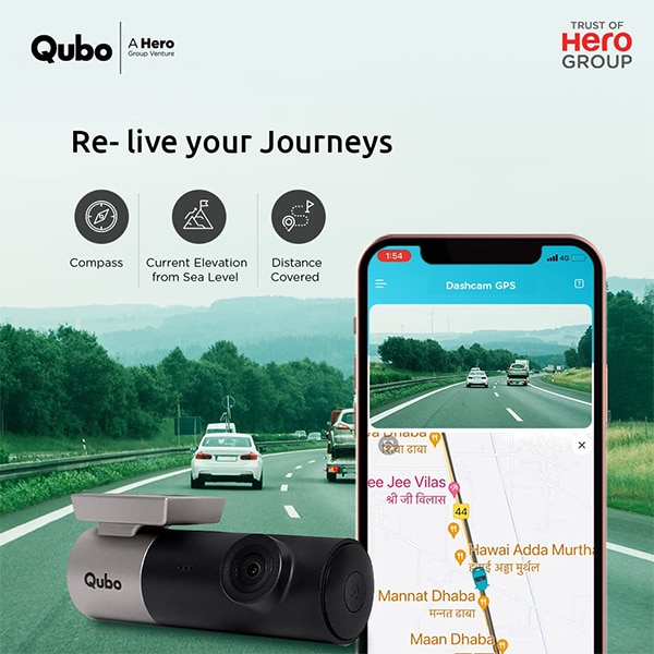 QUBO Car Dash Camera Pro with GPS