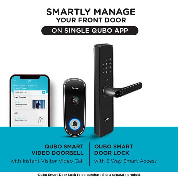 Qubo Smart WiFi Wireless Video Doorbell