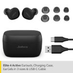 Jabra Elite 4 Active in-Ear Bluetooth Earbuds black