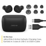 Jabra Elite 4 Active in-Ear Bluetooth Earbuds black